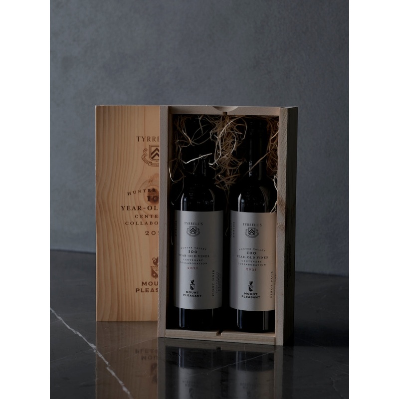 Tyrrells & Mount Pleasant Centenary’ Collaboration ‘100 Year-Old Vines’ Shiraz Pinot Noir 2021 (2 pack)