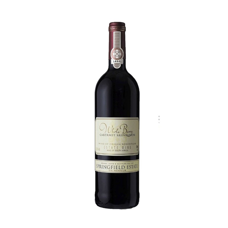 Case of Springfield Whole Berry Cabernet Sauvignon