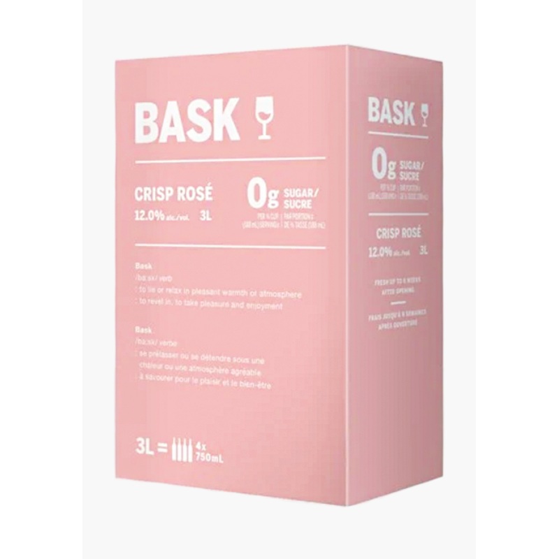 Bask Crisp Rose – 3.0L|Canada|3000ML