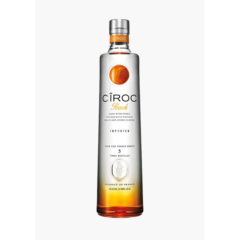 Ciroc Peach Vodka|France|750ML