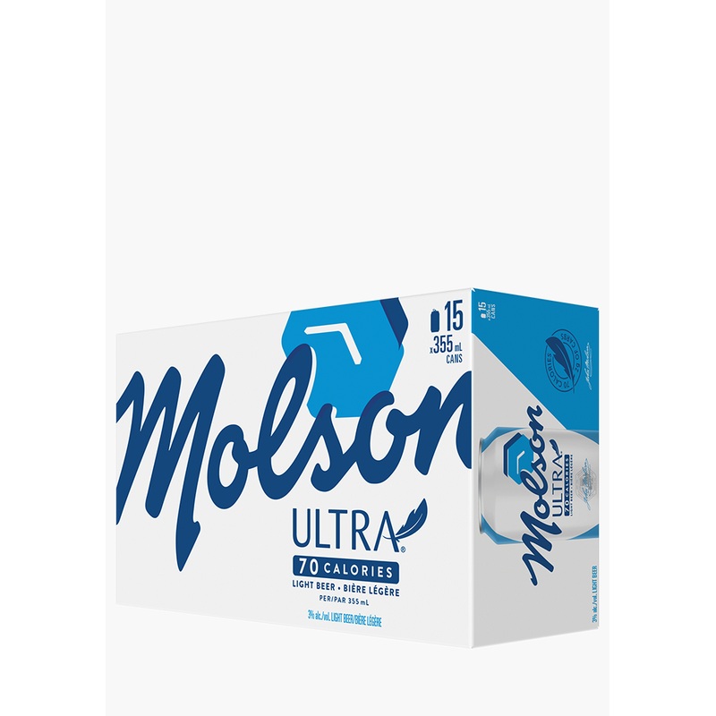 Molson Ultra – 15x355ML|Canada|15x355ML