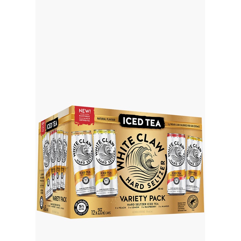 White Claw Iced Tea Variety Pack – 12 x 355ML