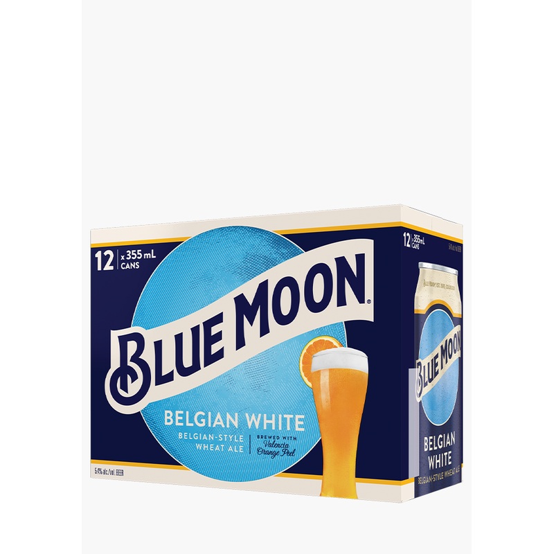 Blue Moon Wheat Ale Cans – 12x355ML