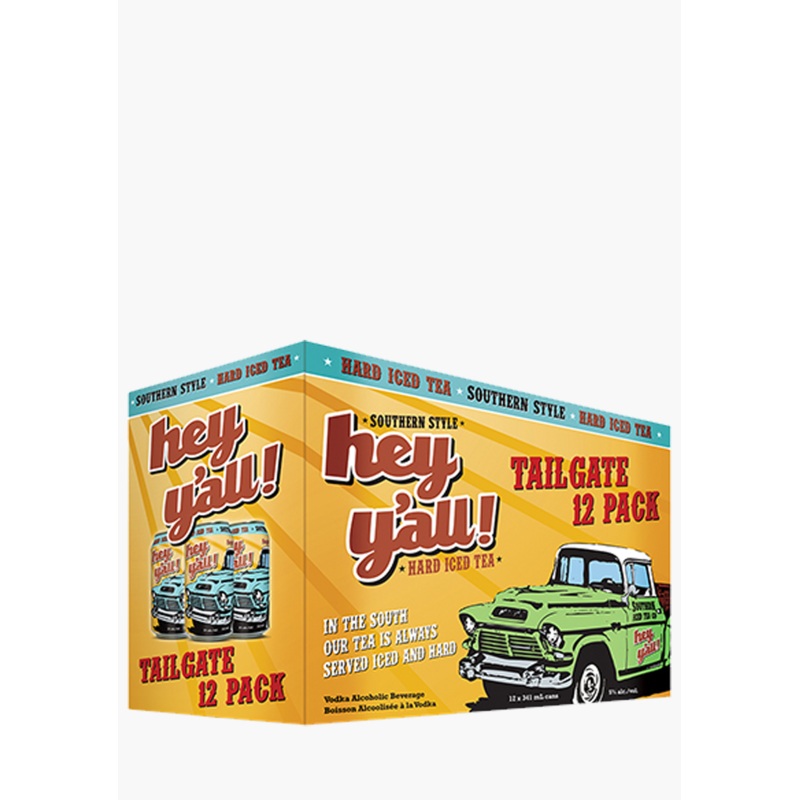 Hey Y’All Original Hard Iced Tea 12x341ML