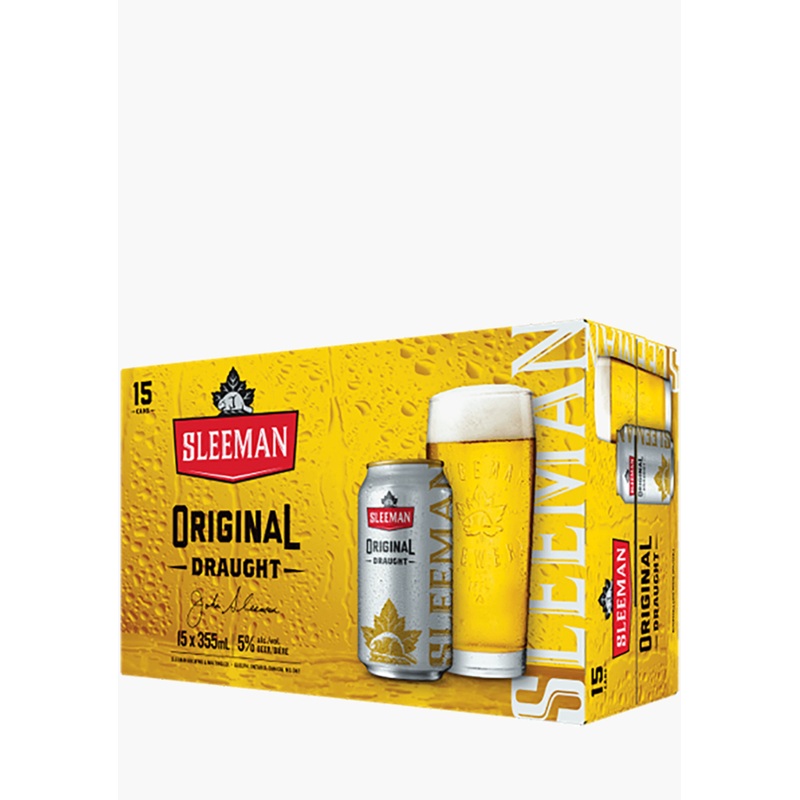 Sleeman Original Draught Cans – 15 x 355ML