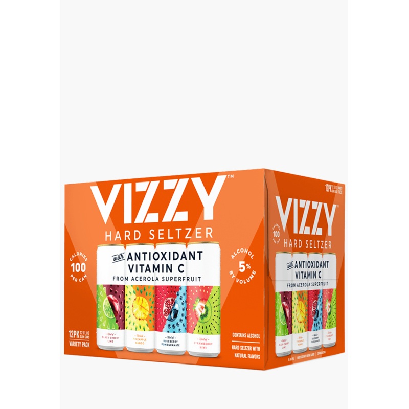 Vizzy Hard Seltzer Variety Pack – 12x355ML