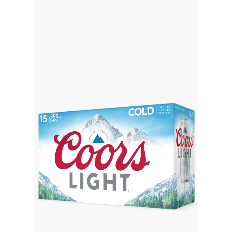 Coors Light – 15 x 355ML|Canada|15 x 355ML