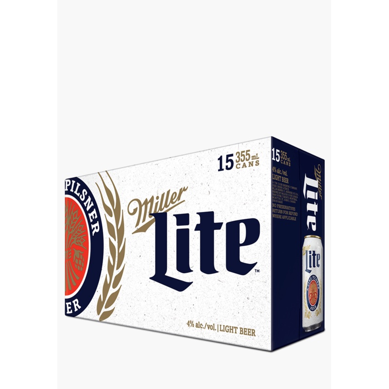 Miller Lite Cans – 15x355ML|United States|15 x 355ML
