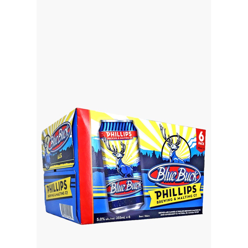 Phillips Brewing ‘Blue Buck’ Ale Cans – 6 X 355ML