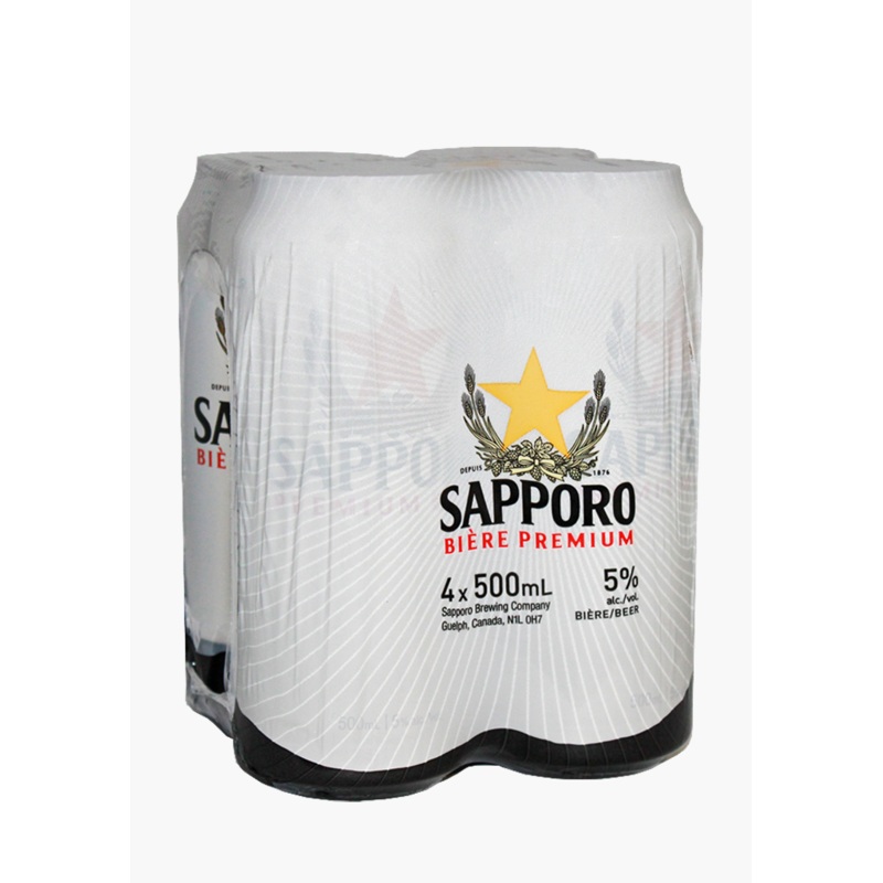 Sapporo Cans –  4 x 500ML|Japan|4x500ML