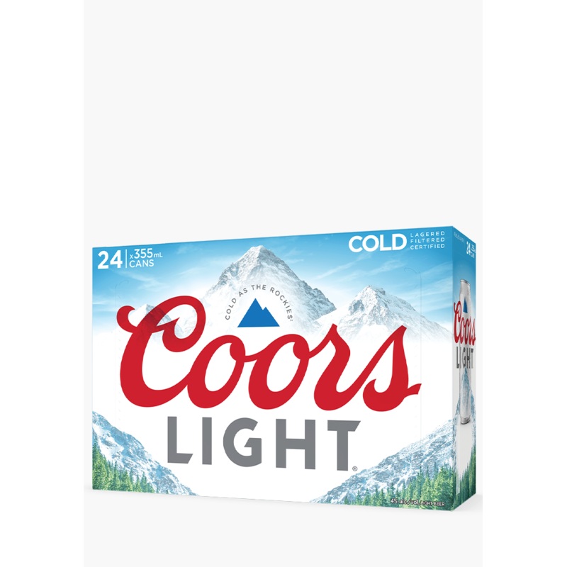 Coors Light – 24x355ML|Canada|24 x 355ML