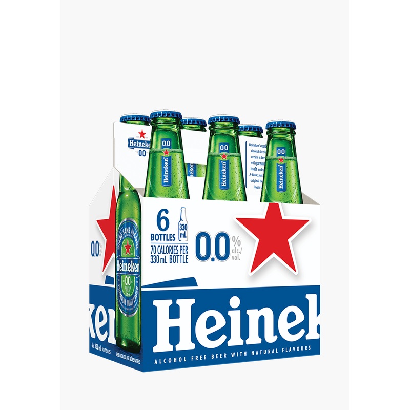 Heineken ‘0.0’ Alcohol Free Beer – 6x330ML