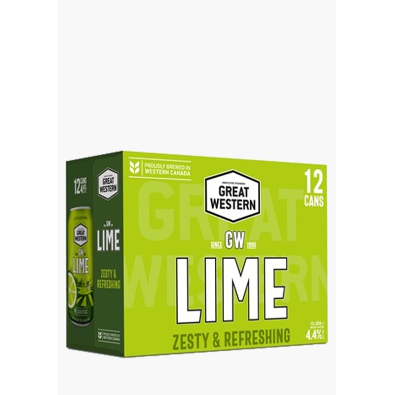 Great Western Lime – 12x355ML|Canada|12x355ML