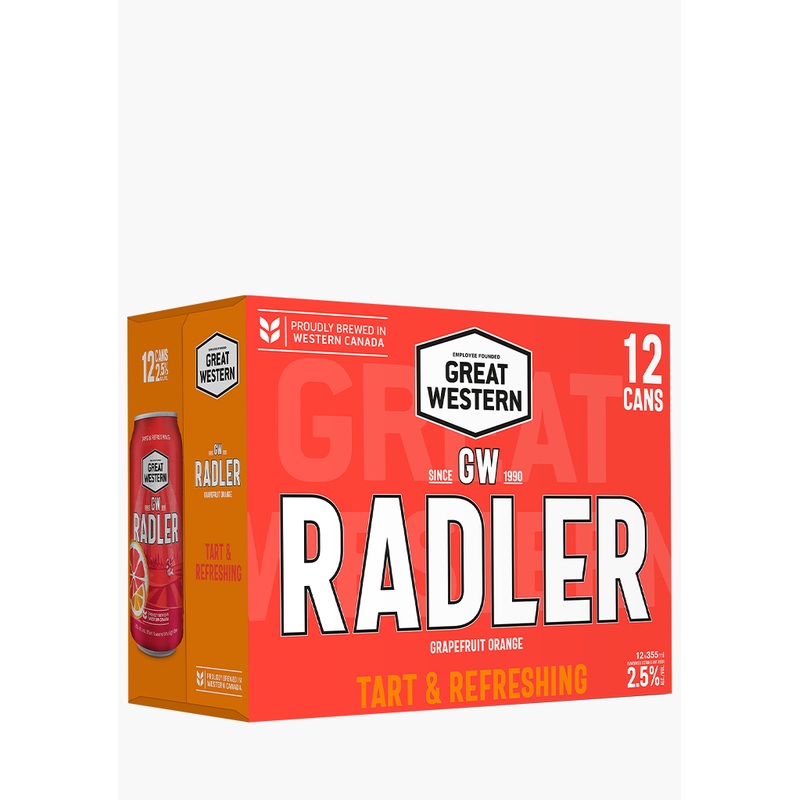Great Western Radler – 12x355ML