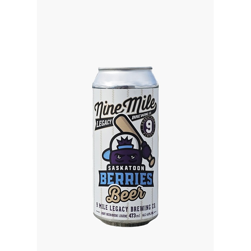 9 Mile Saskatoon Berries Lager – 4x473ML