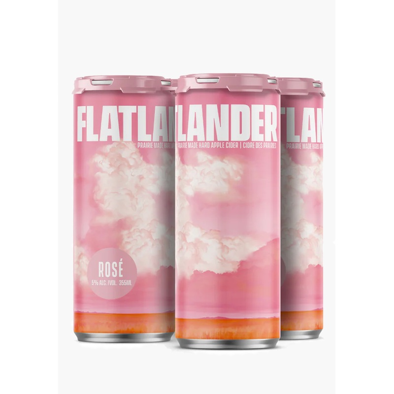 Flatlander Rose Cider – 4x355ML