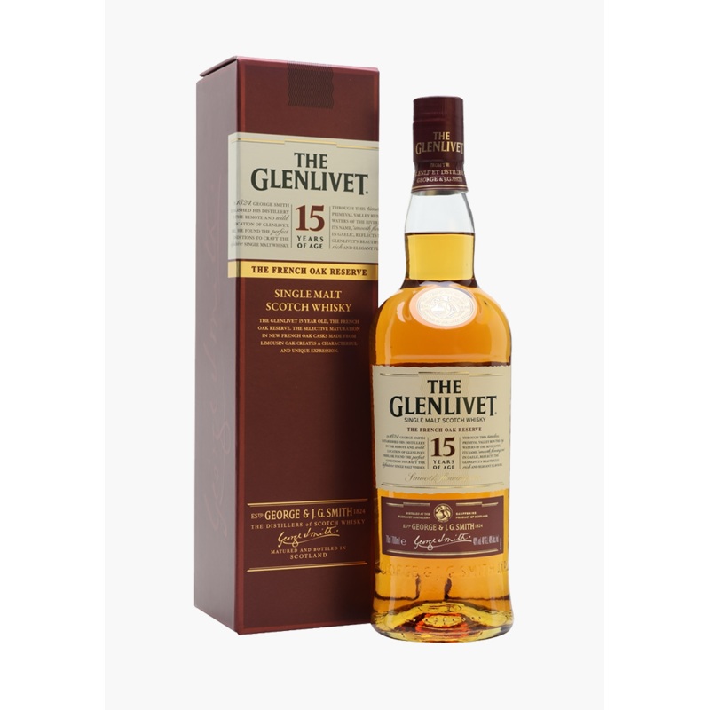 Glenlivet French Oak 15 Year Old Single Malt Scotch Whisky