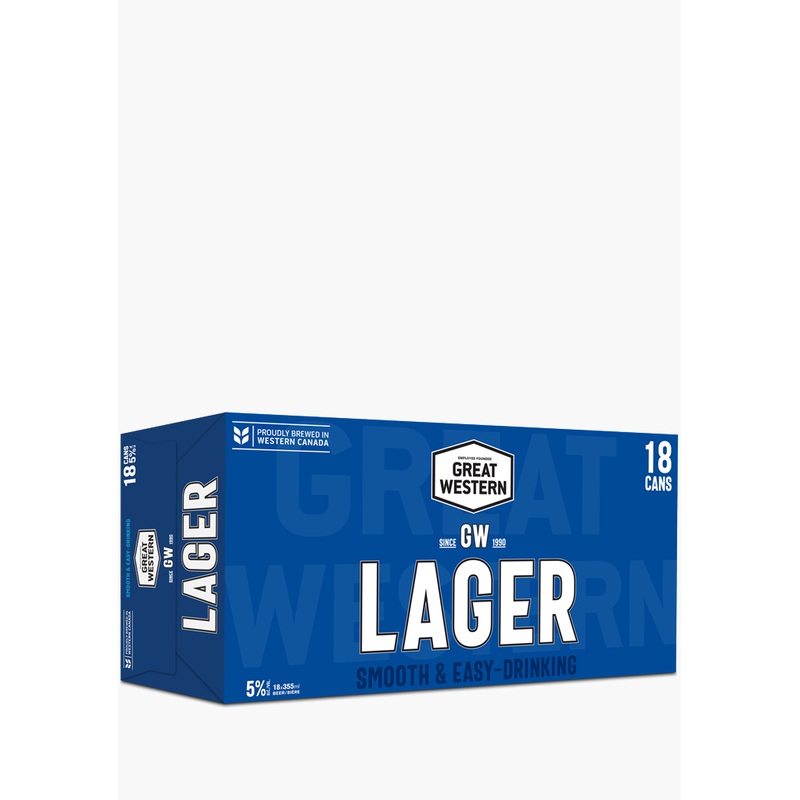 Great Western Lager 18x355ML|Canada|18x355ML