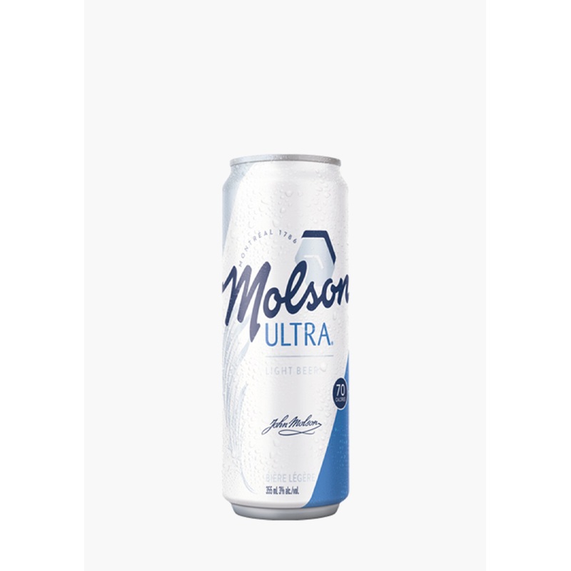 Molson Ultra Cans – 24x355ML|Canada|24x355ML