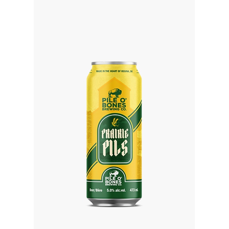 Pile O’ Bones Prairie Pilsner – 4x473ML