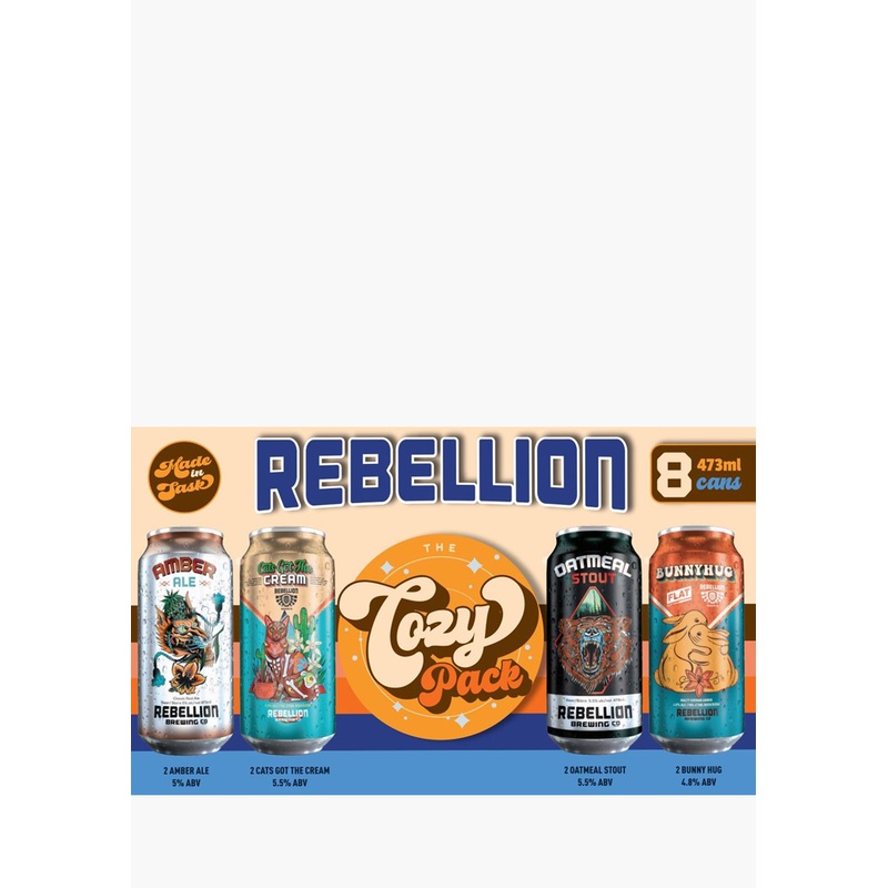 Rebellion Brewing Cozy Variety Pack – 8x473ML