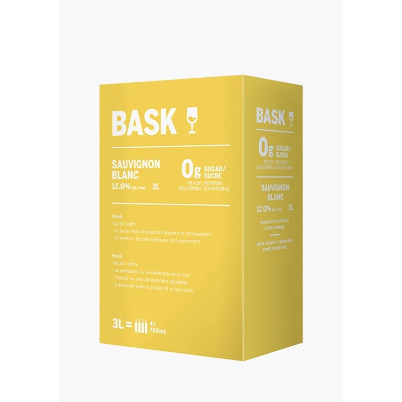 Bask Sauvignon Blanc – 3.0L|Canada|3000ML