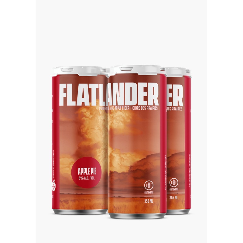 Flatlander Apple Pie Cider – 4x355ML