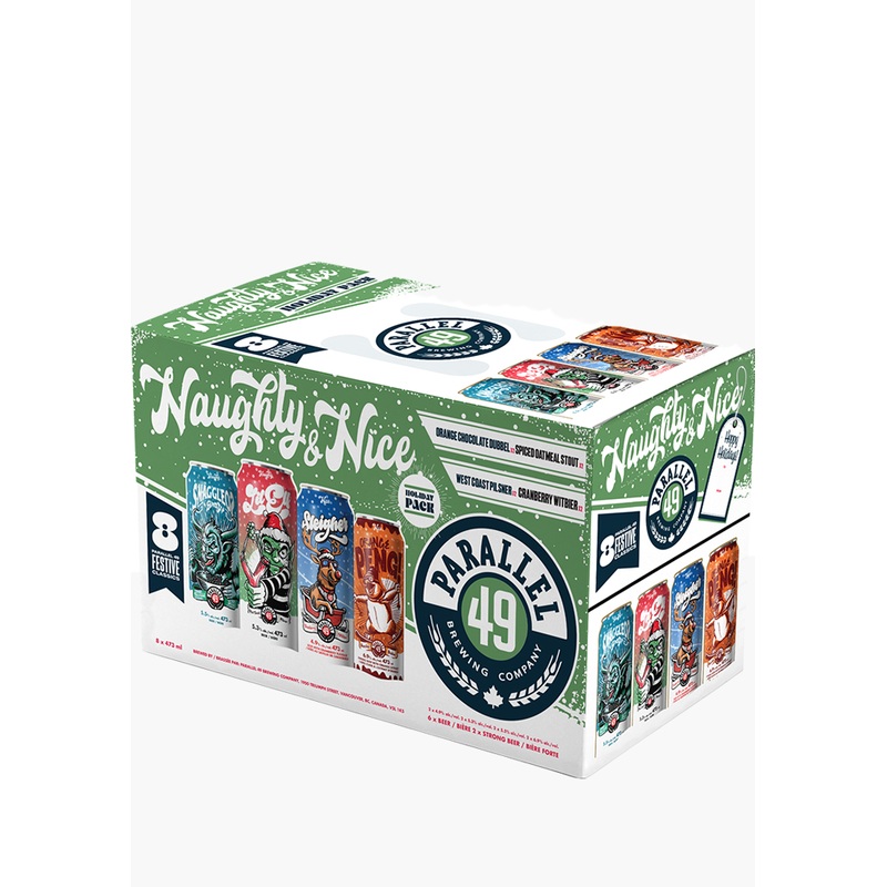 Parallel 49 ‘Naughty and Nice’ Holiday Pack – 8x473ML