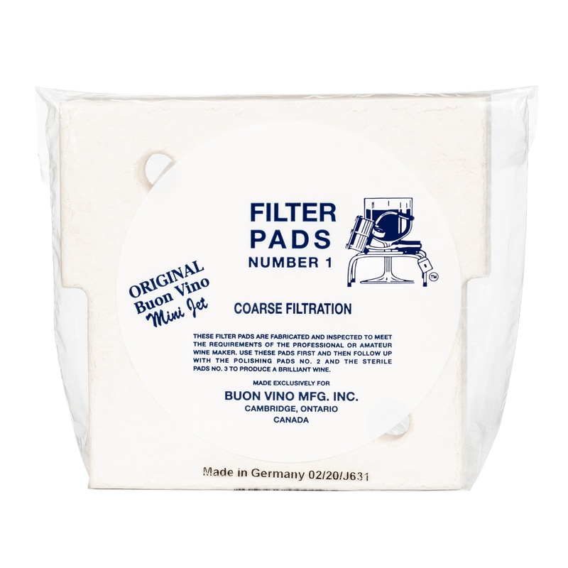 Buon Vino Mini-Jet Filter Pads #1