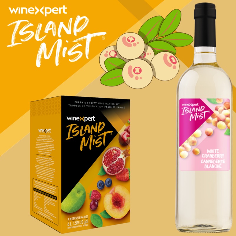 Winexpert Island Mist – White Cranberry