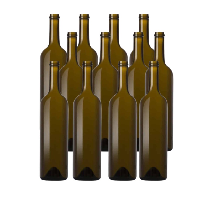 Wine Bottles – 750ml – Cinnamon Bordeaux (Case of 12)