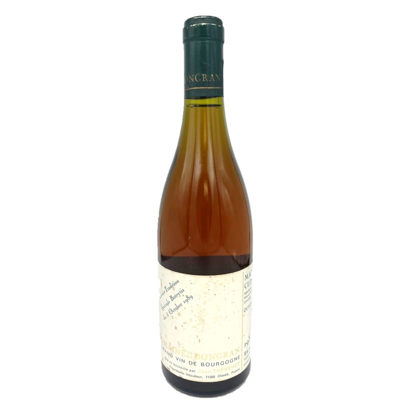 1989 Macon-Clesse Cuvee Tradition du Speciale Botrytis, Domaine de la Bongran