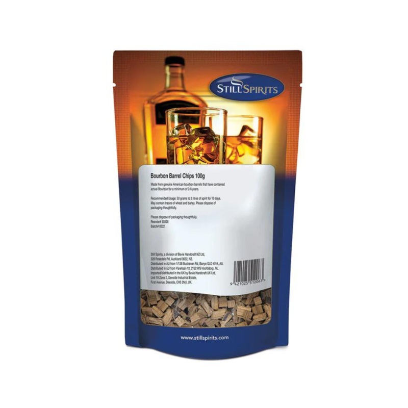 Bourbon Barrel Chips – 100g