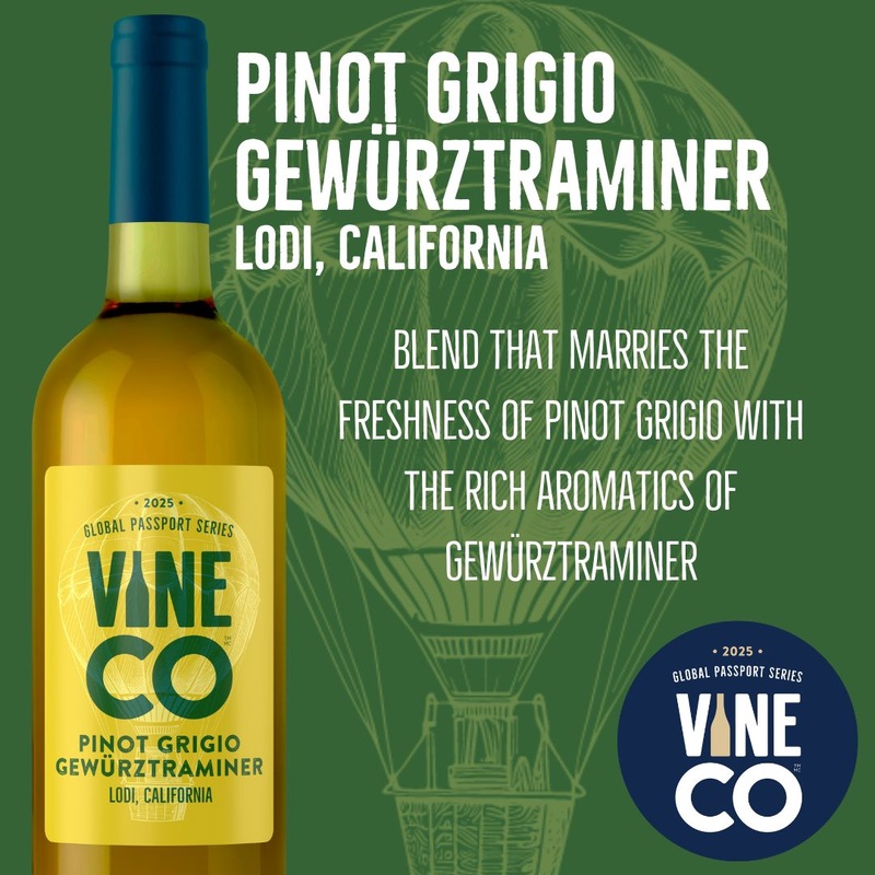 VineCo Passport Series – Pinot Grigio Gewrztraminer, Lodi, California