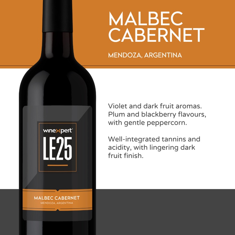 Winexpert LE Series – 2025 – Malbec Cabernet – Mendoza, Argentina (February 2026)