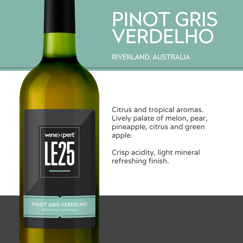 Winexpert LE Series – 2025 – Pinot Gris Verdelho – Riverland, Australia (March 2026)