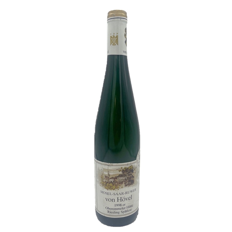 1998 Riesling Oberemmeler Hutte Spatlese, Von Hovel