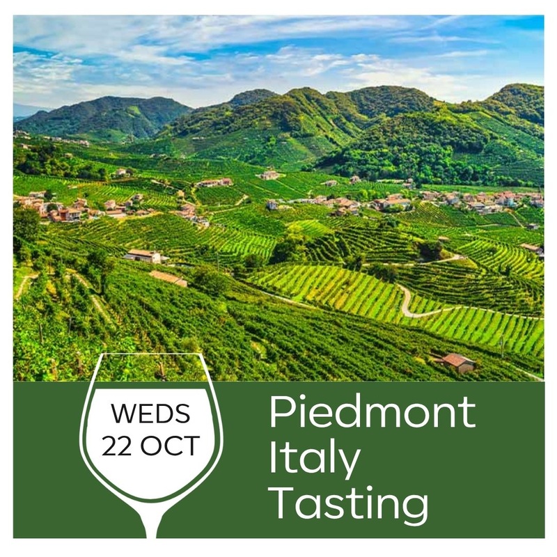 Piedmont Italy Tasting Oct 22