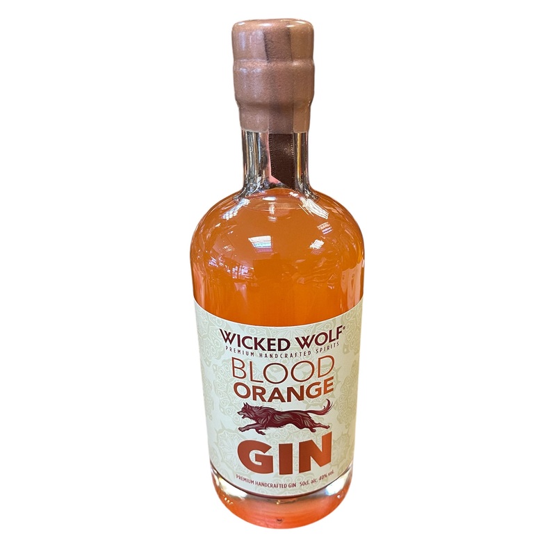 WICKED WOLF BLOOD ORANGE GIN 50CL 40%