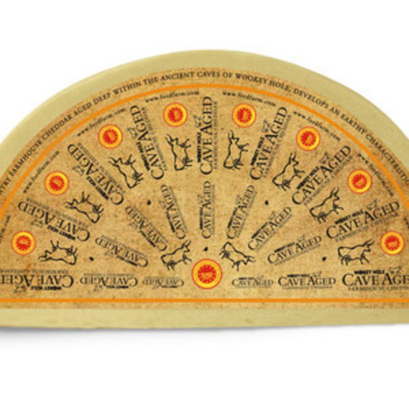 WOOKEY HOLE CAVE AGED CHEDDAR|Quarter 1.5 Kg|Eighth 750 Gm|Sixteenth 375 Gm|Half Round 3 Kg
