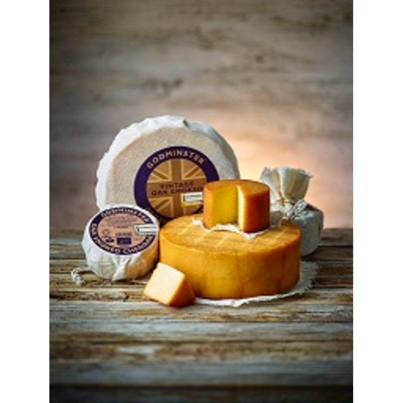 GODMINSTER SMOKED CHEDDAR 1KG