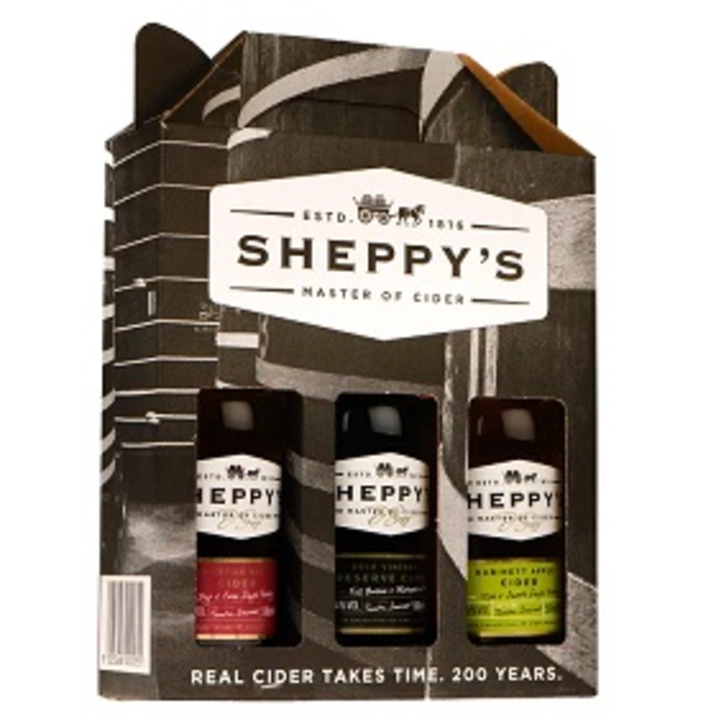 SHEPPYS GIFTPACK OF 3 BOTTLES