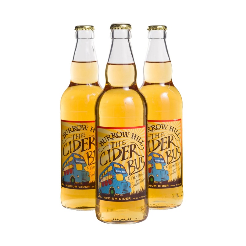 BURROW HILL CIDER BUS CIDER MEDIUM DRY 50CL 6%