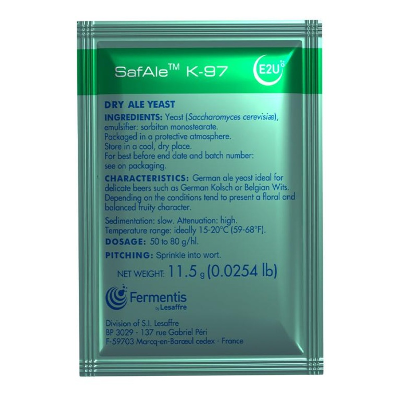 Fermentis SafAle K-97 German Ale Dry Yeast