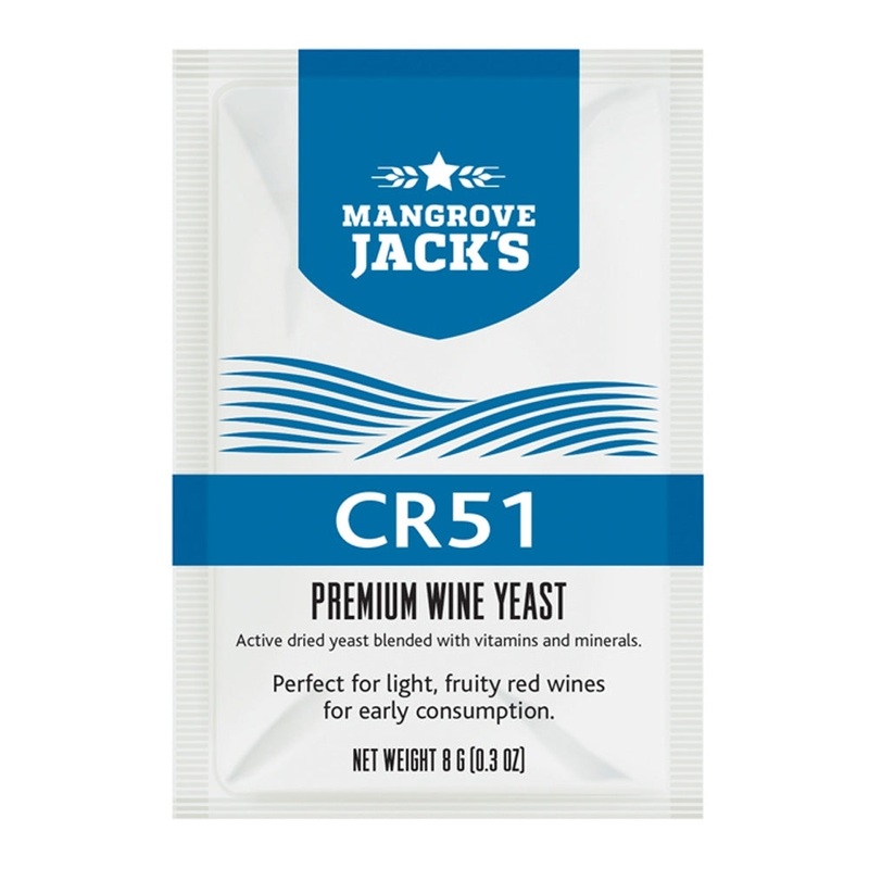 Mangrove Jack’s CR51 Dry Wine Yeast (8g)