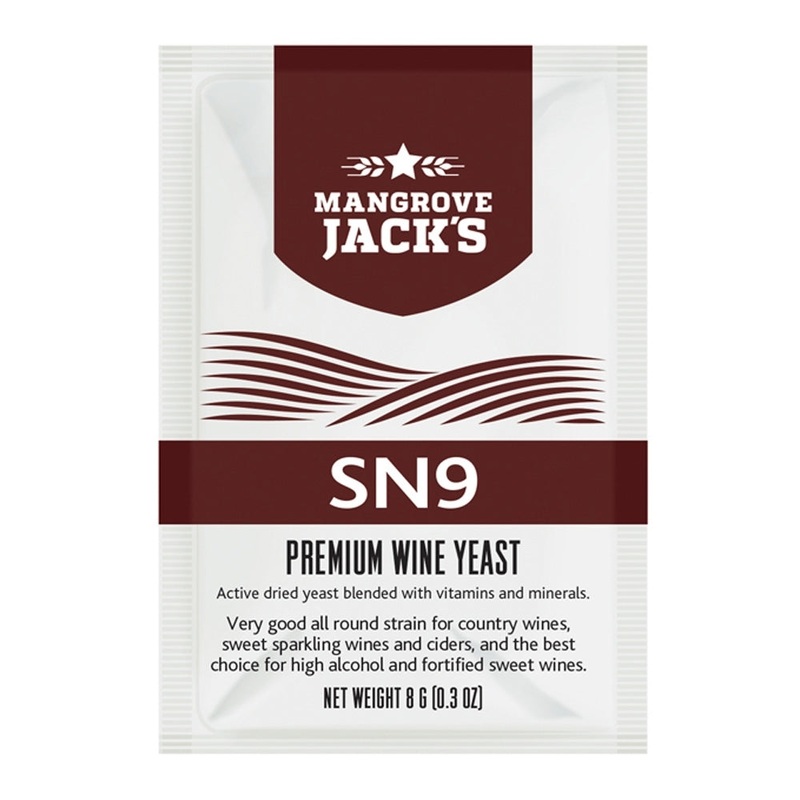 Mangrove Jack’s SN9 Dry Wine Yeast (8g)