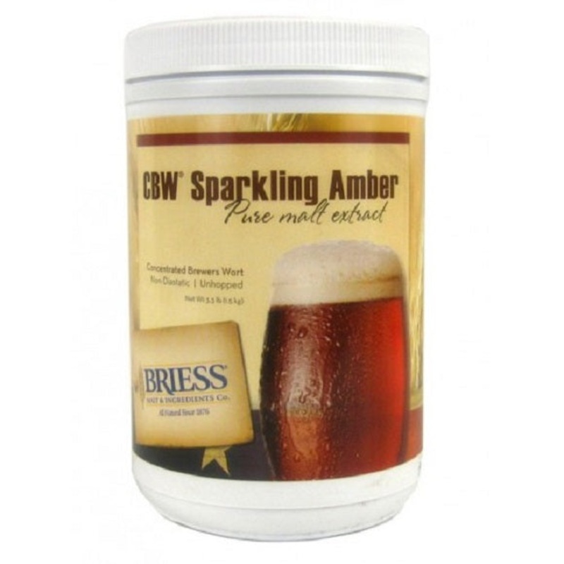 Briess CBW Sparkling Amber Liquid Malt Extract: 3.3 lbs. (LME)