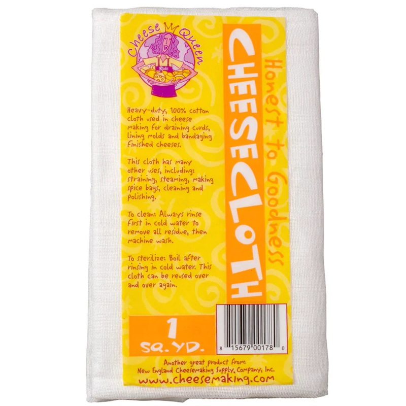 New England Cheese Making: Cheesecloth (1 Yard)