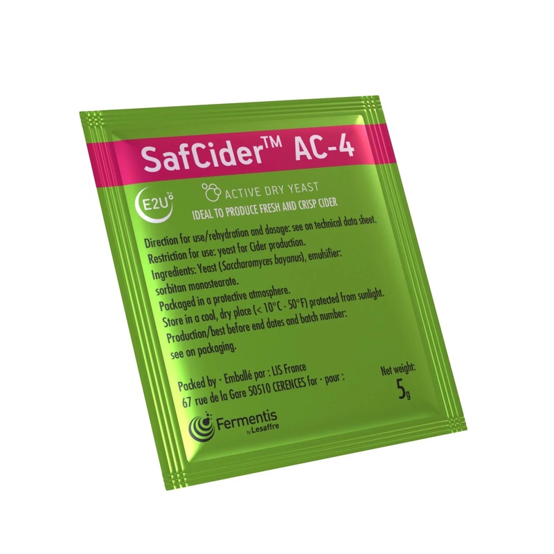 Fermentis SafCider AC-4 Dry Cider Yeast