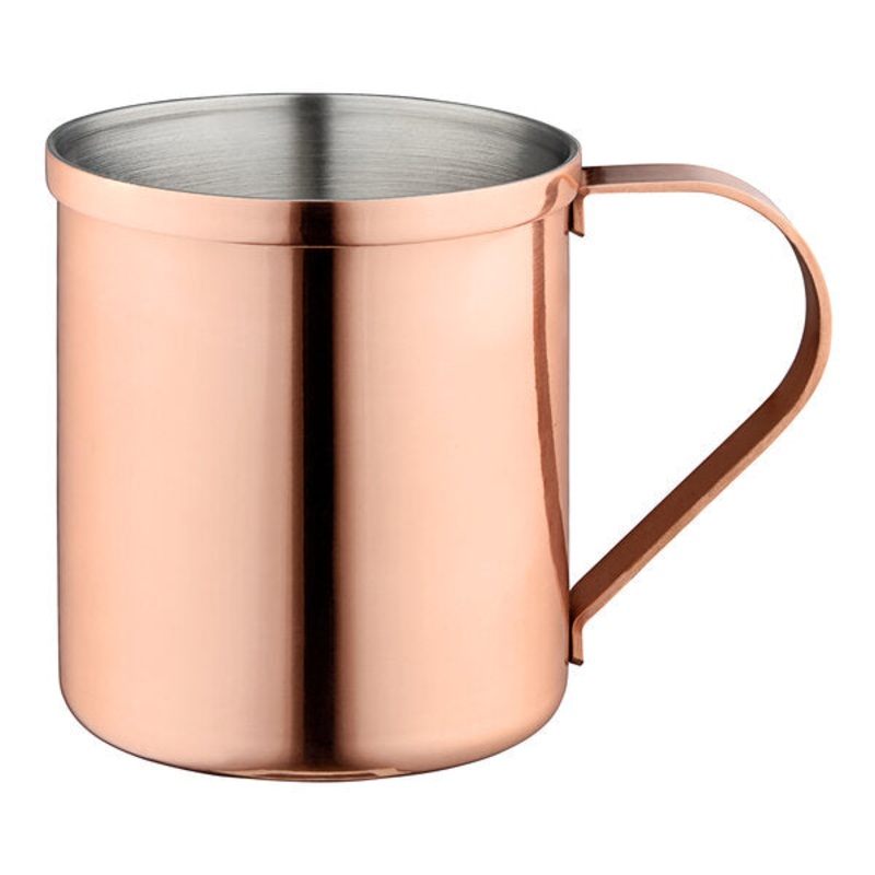 Acopa: 14 oz. Straight Sided Copper Moscow Mule Mug